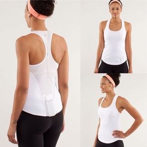 Lululemon Cardio Kick Tank White